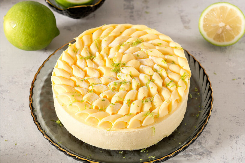 花現檸檬乳酪蛋糕6吋 Lemon Cheesecake 6 inches