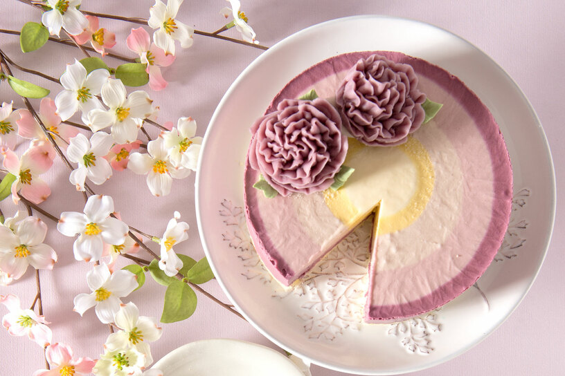 繽紛馨語乳酪蛋糕6吋 Taro Fruits Puree Cheesecake 6 inches