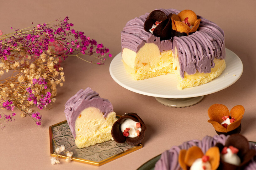 芋金香乳酪蛋糕5吋 Taro Cheesecake 5 inches