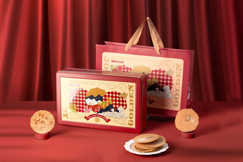 米滿幸福豐藏鐵盒 Assorted Rice Cookies Gift Tin 米滿幸福豐藏鐵盒 Assorted Rice Cookies Gift Tin