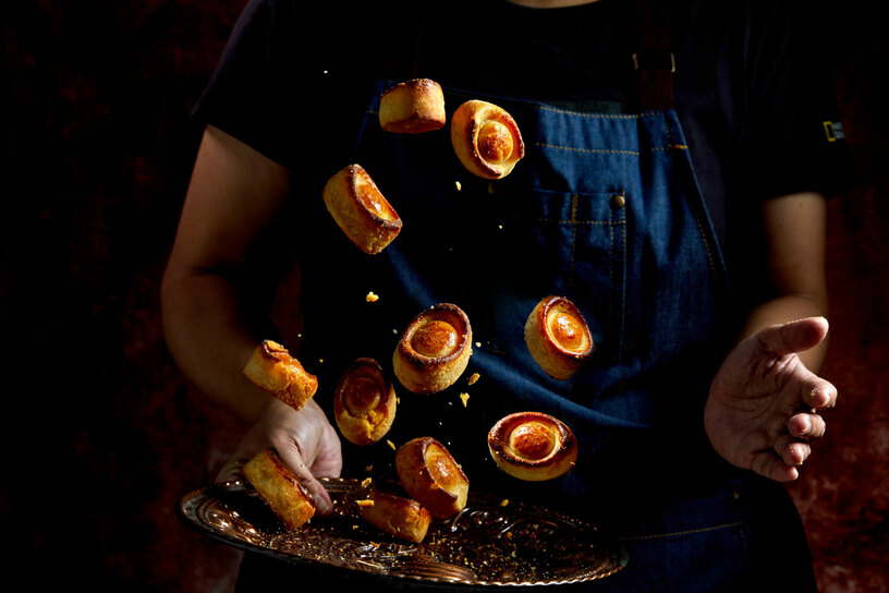 包餡金禮盒 Gold Ingot Shaped Pastry