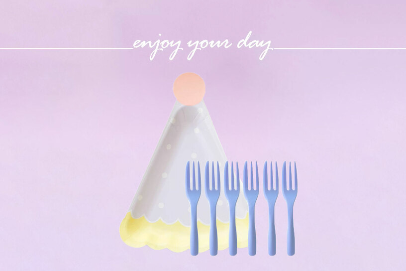 蛋糕刀&盤叉組Cake knife & Plate and Fork Set