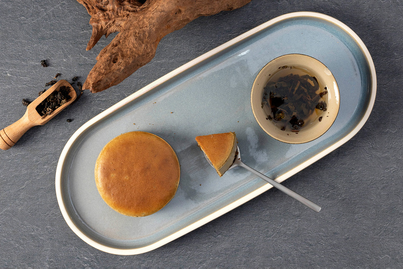 紅烏龍方度乳酪蛋糕 Oolong Tea Cheese Fondue Cake